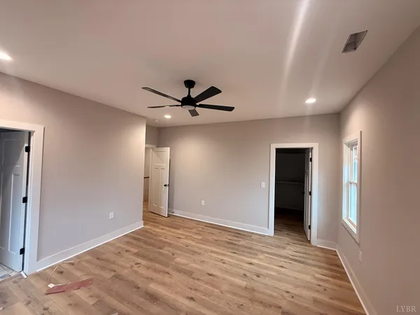 a close view of closet