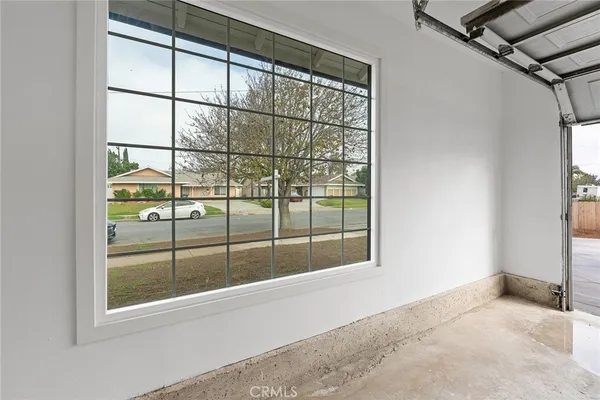a view of a room with window