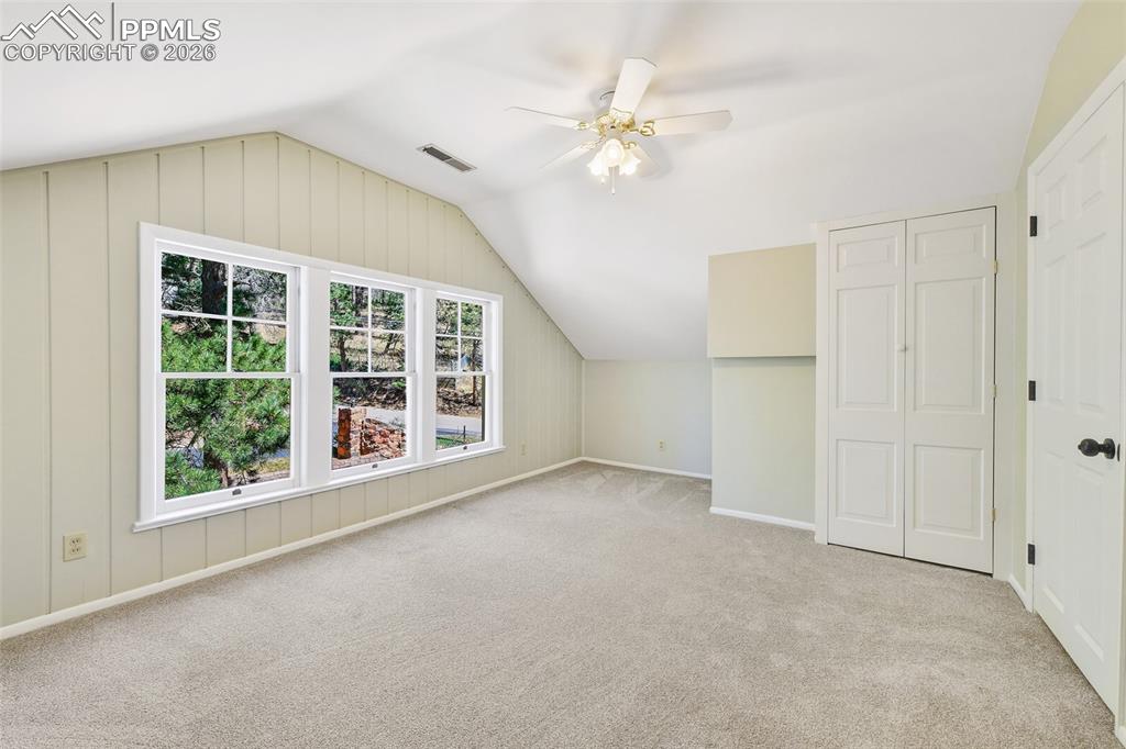 4530 Hagerman Road Cascade, CO 80809 - Photo 32 of 47 Bedroom #3 With Two Closets - Upper Level