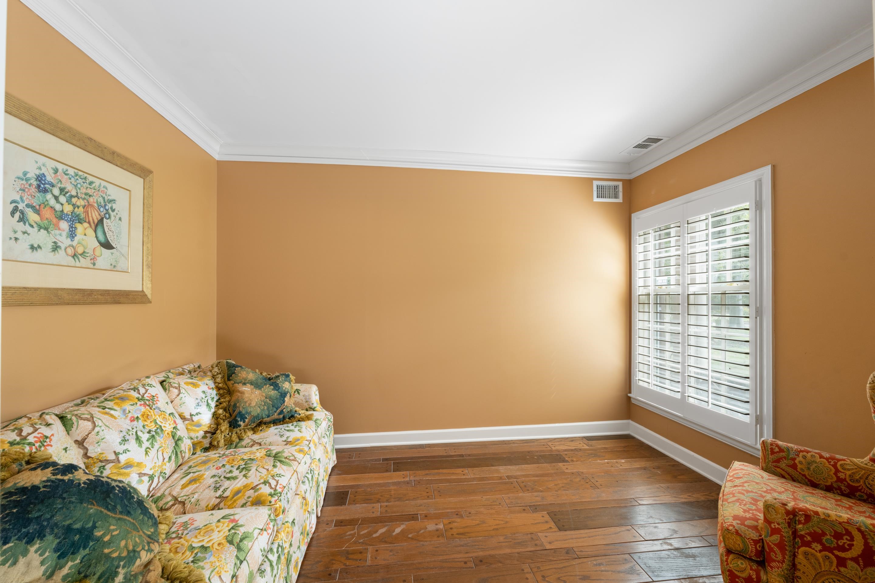 5360 Normandy Road Memphis, TN 38120 - Photo 17 of 40 Living area with pegged hardwood floors