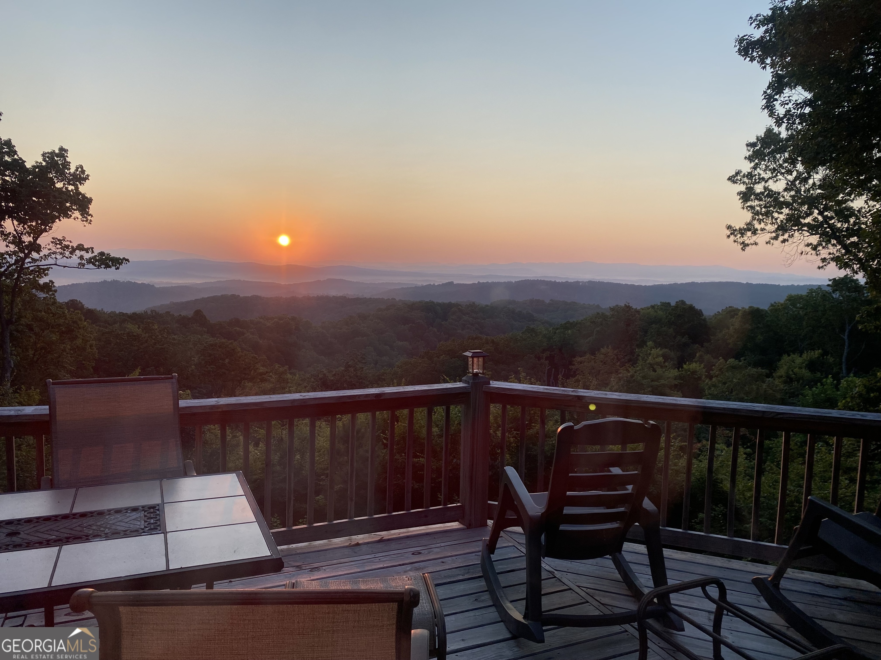 1322 Hunter Drive Ranger, GA 30734 - Photo 32 of 38 a view of a chair and table on the terrace