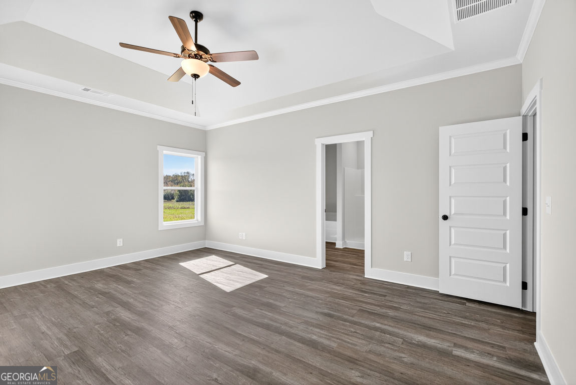 2577 Bethany Bowersville Road, Unit 7 Canon, GA 30520 - Photo 32 of 45 wooden floor in an empty room with a window