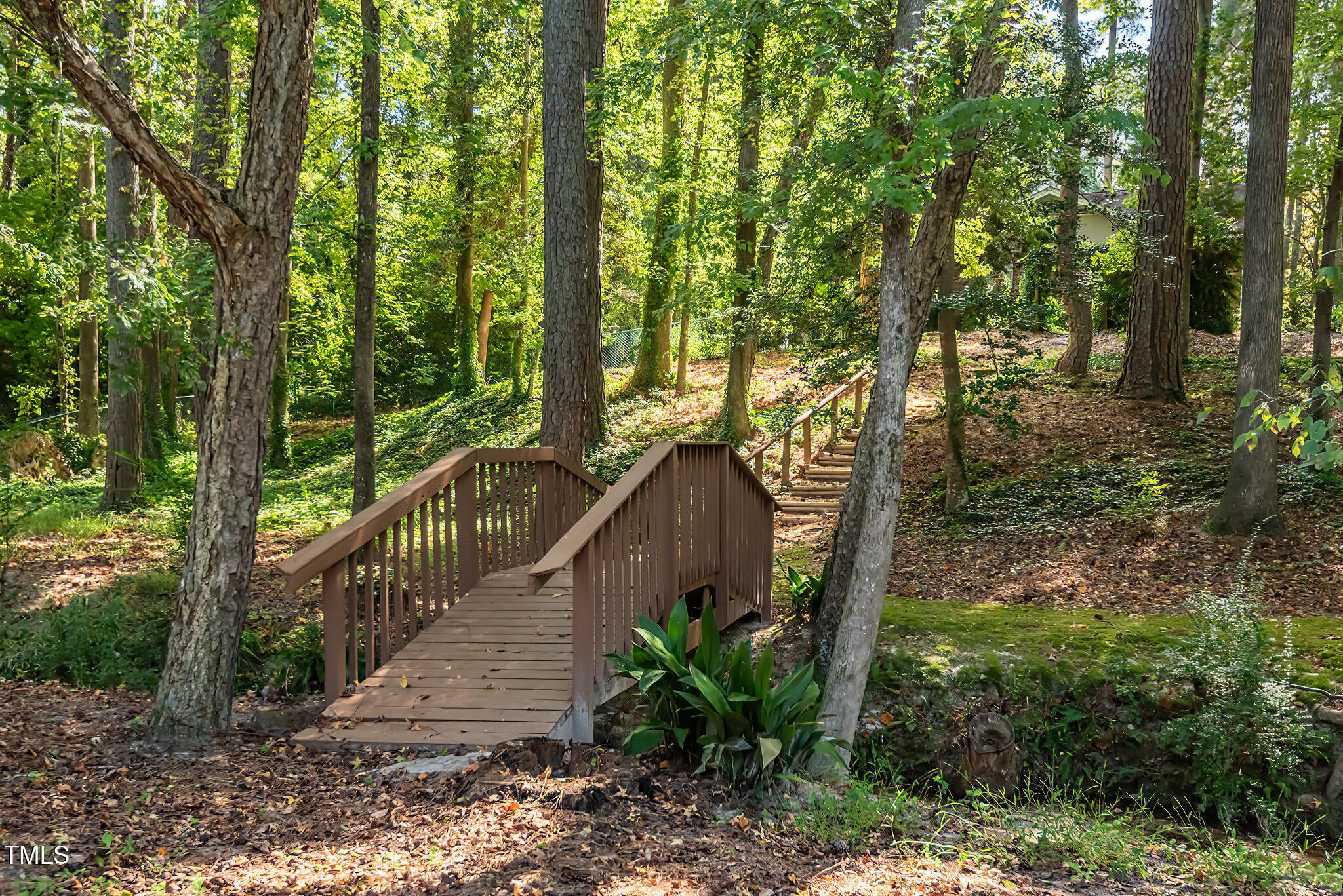 3410 Oates Drive Raleigh, NC 27604 - Photo 3 of 5 a view of a pathway of a garden