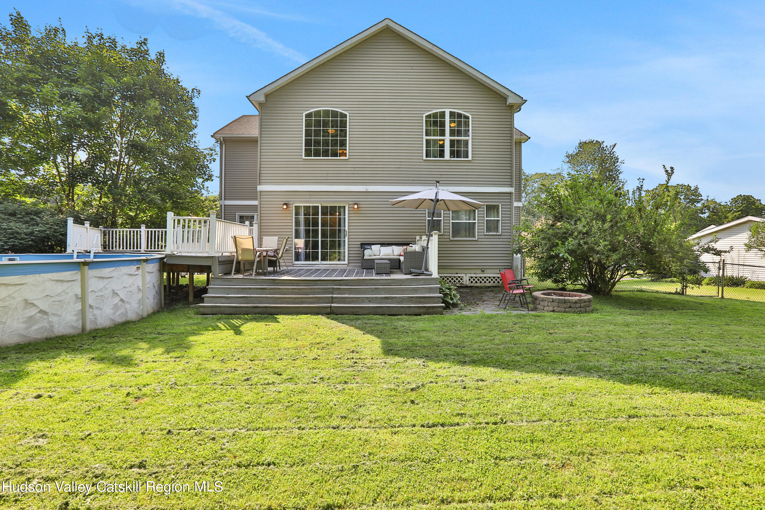 187 Russell Road Hurley, NY 12443 - Photo 28 of 33 a swimming pool view with a outdoor seating