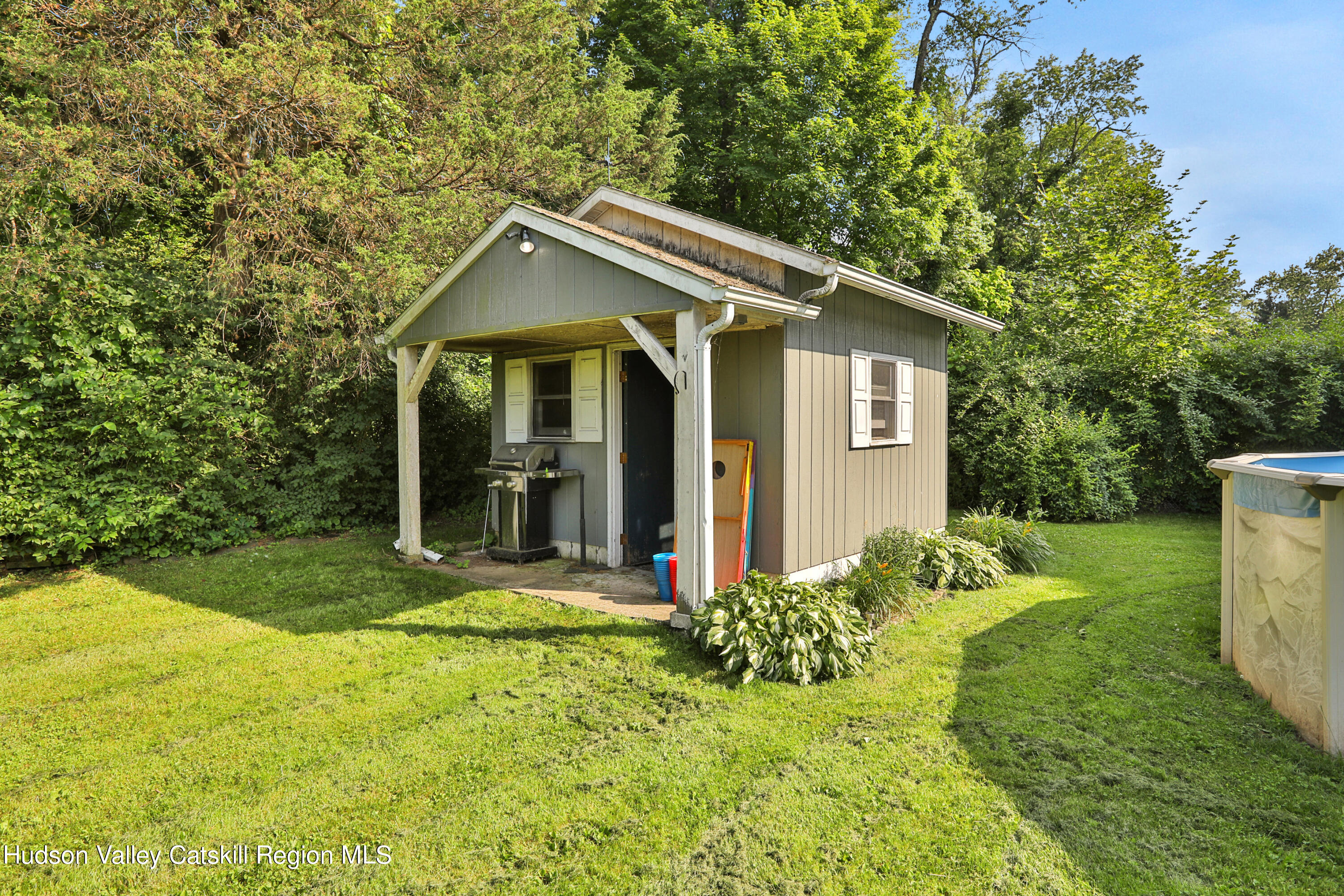 187 Russell Road Hurley, NY 12443 - Photo 29 of 33 a front view of a house with a yard