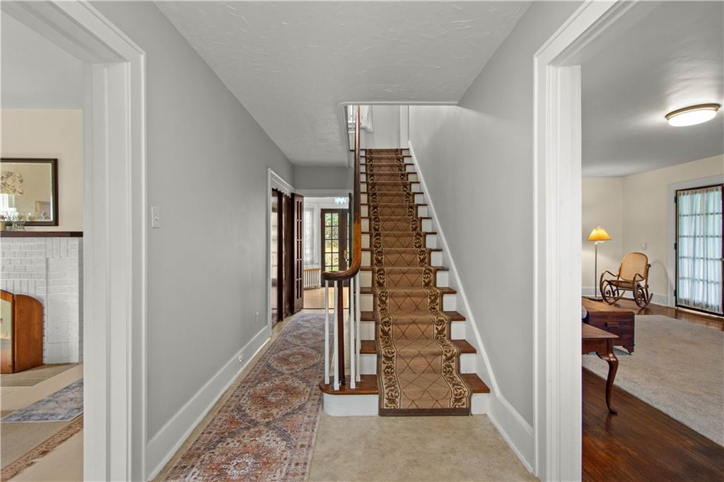 705 Walnut Street Crescent, PA 15046 - Photo 9 of 41 a view of a hallway with wooden floor and entryway