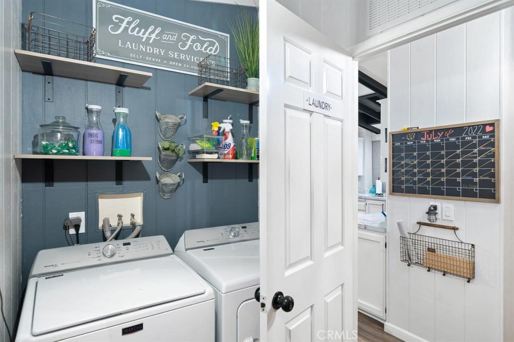 81641 Ave 48, Unit 88 Indio, CA 92201 - Photo 16 of 17 a utility room with dryer and washer