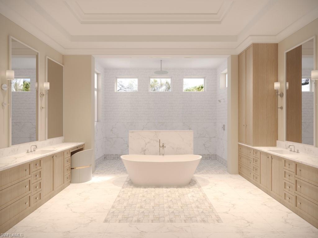 601 Carica Road Naples, FL 34108 - Photo 6 of 10 Master Bath Rendering
