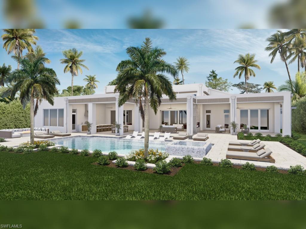 601 Carica Road Naples, FL 34108 - Photo 10 of 10 Rear Rendering