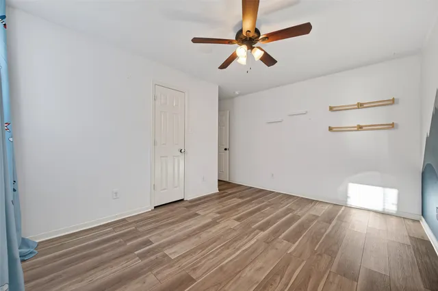 wooden floor in an empty room