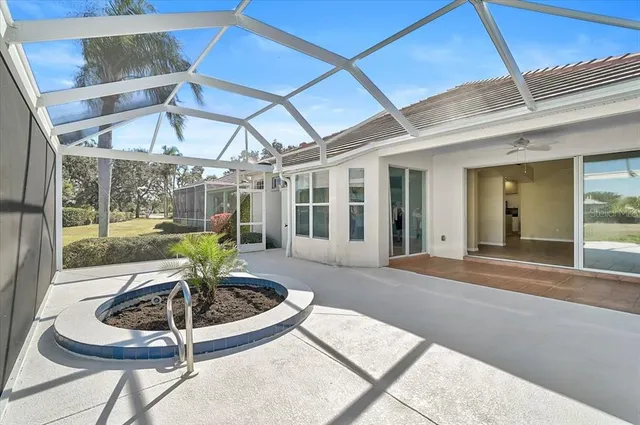 a house with a outdoor space