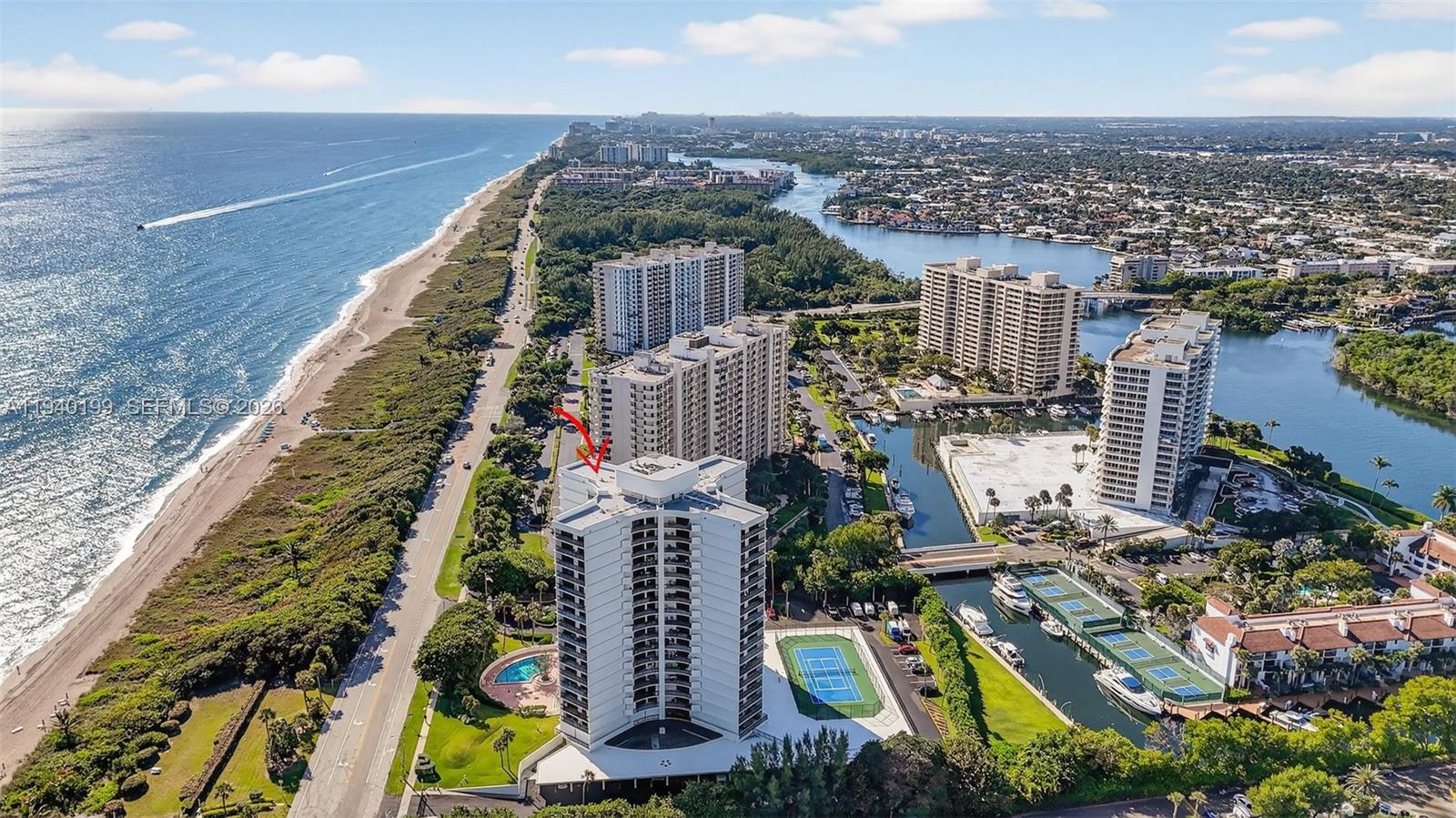 4545 North Ocean Boulevard, Unit 8B Boca Raton, FL 33431 - Photo 74 of 78 an aerial view of multiple house