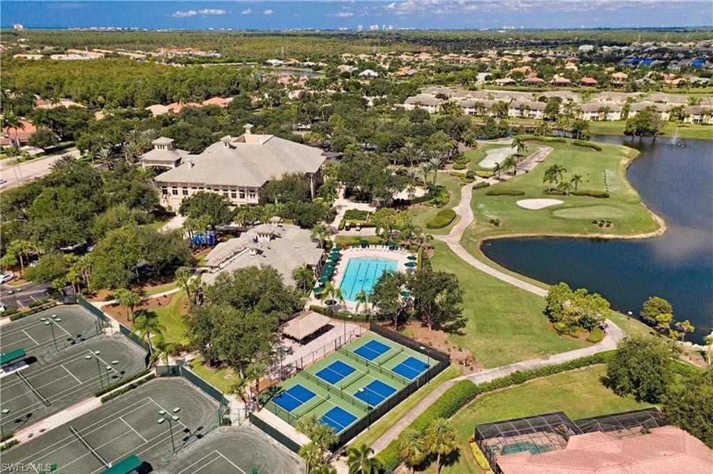 6017 Trophy Drive, Unit 601 Naples, FL 34110 - Photo 14 of 24 an aerial view of a house with a ocean view