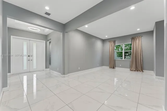 a view of an empty room