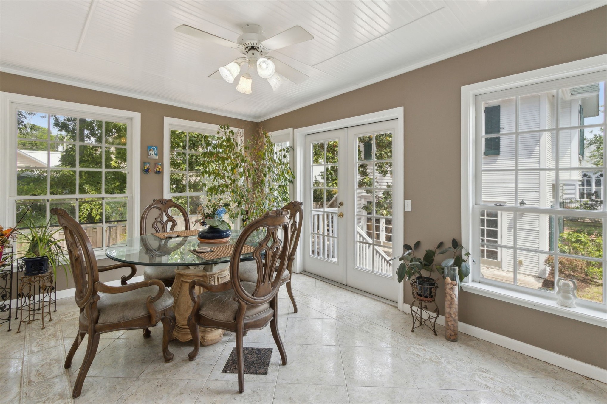 327 South 7th Street Fernandina Beach, FL 32034 - Photo 36 of 71 a view of a dining room with furniture window and outside view