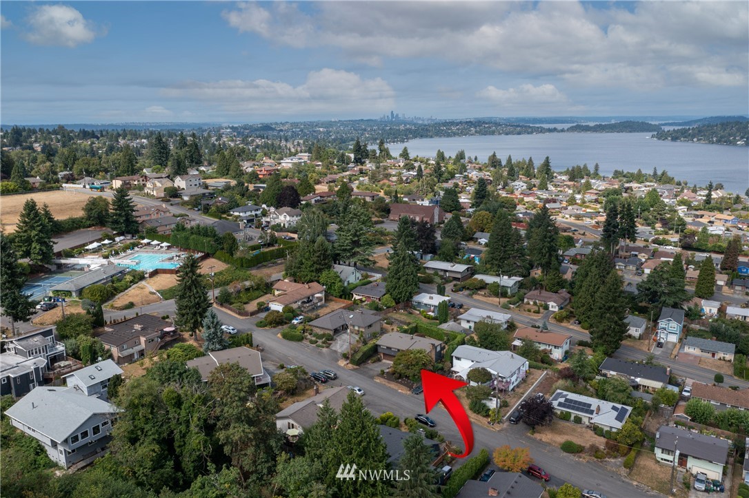7620 South 115th Street Seattle, WA 98178 - Photo 31 of 33 an aerial view of a city with lots of residential buildings