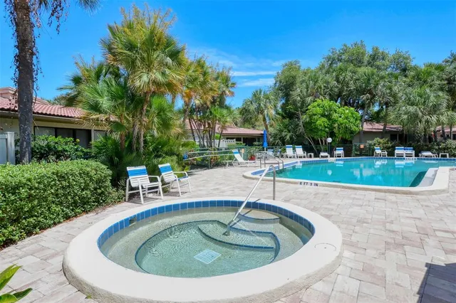 a view of outdoor space yard swimming pool and patio