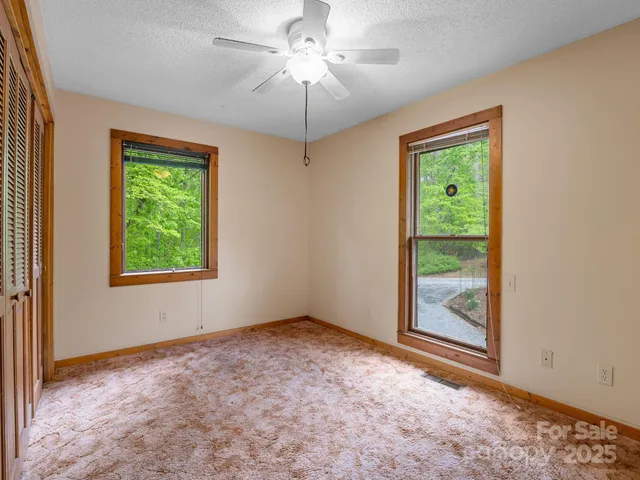 a view of a garage with furniture