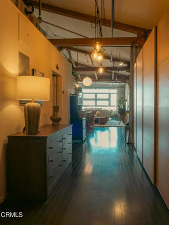 a kitchen with lots of counter top space