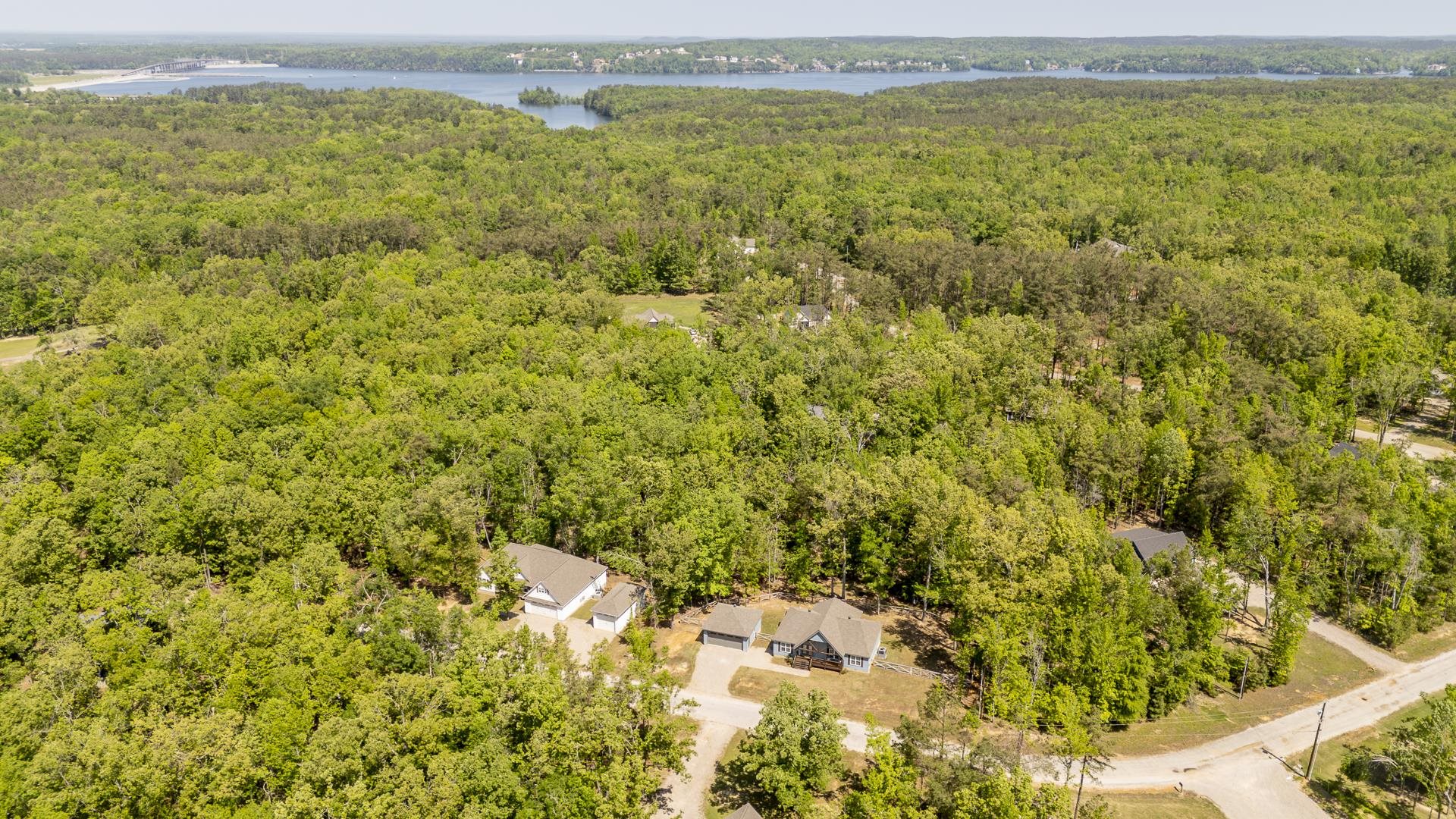 120 Rustic Trail Counce, TN 38326 - Photo 28 of 29 Bird's eye view of a heavily wooded area and a large body of water