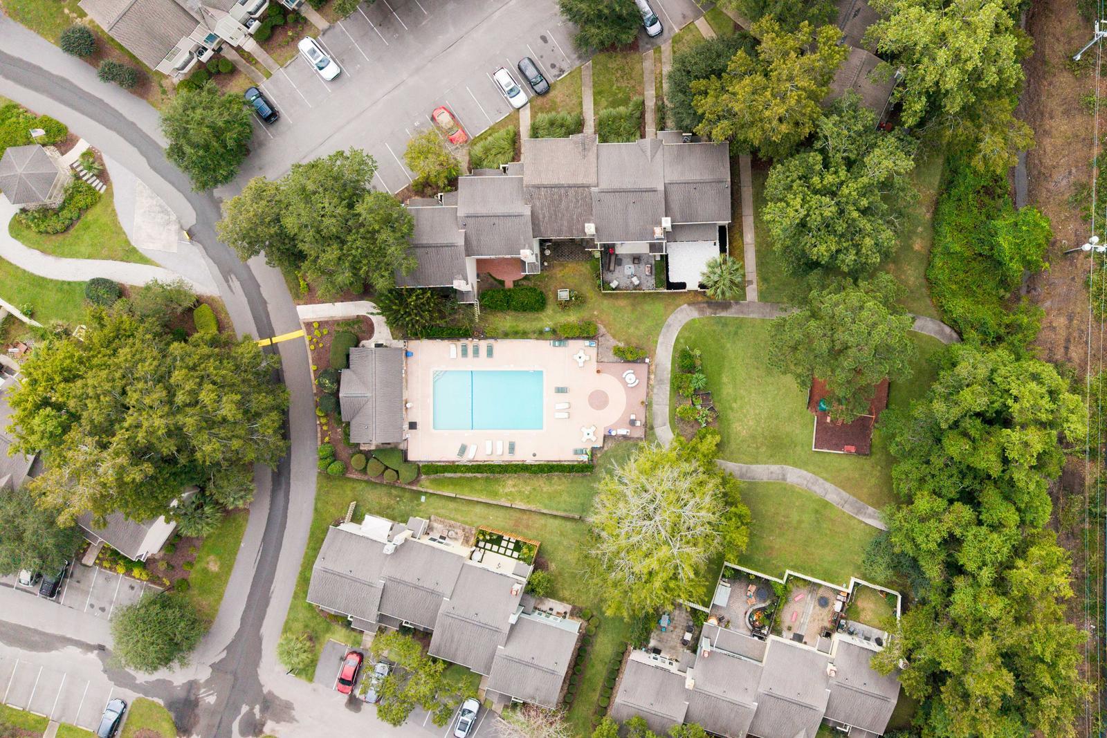 1840 Belle Chez Mount Pleasant, SC 29464 - Photo 61 of 63 Aerial View of Community Pool