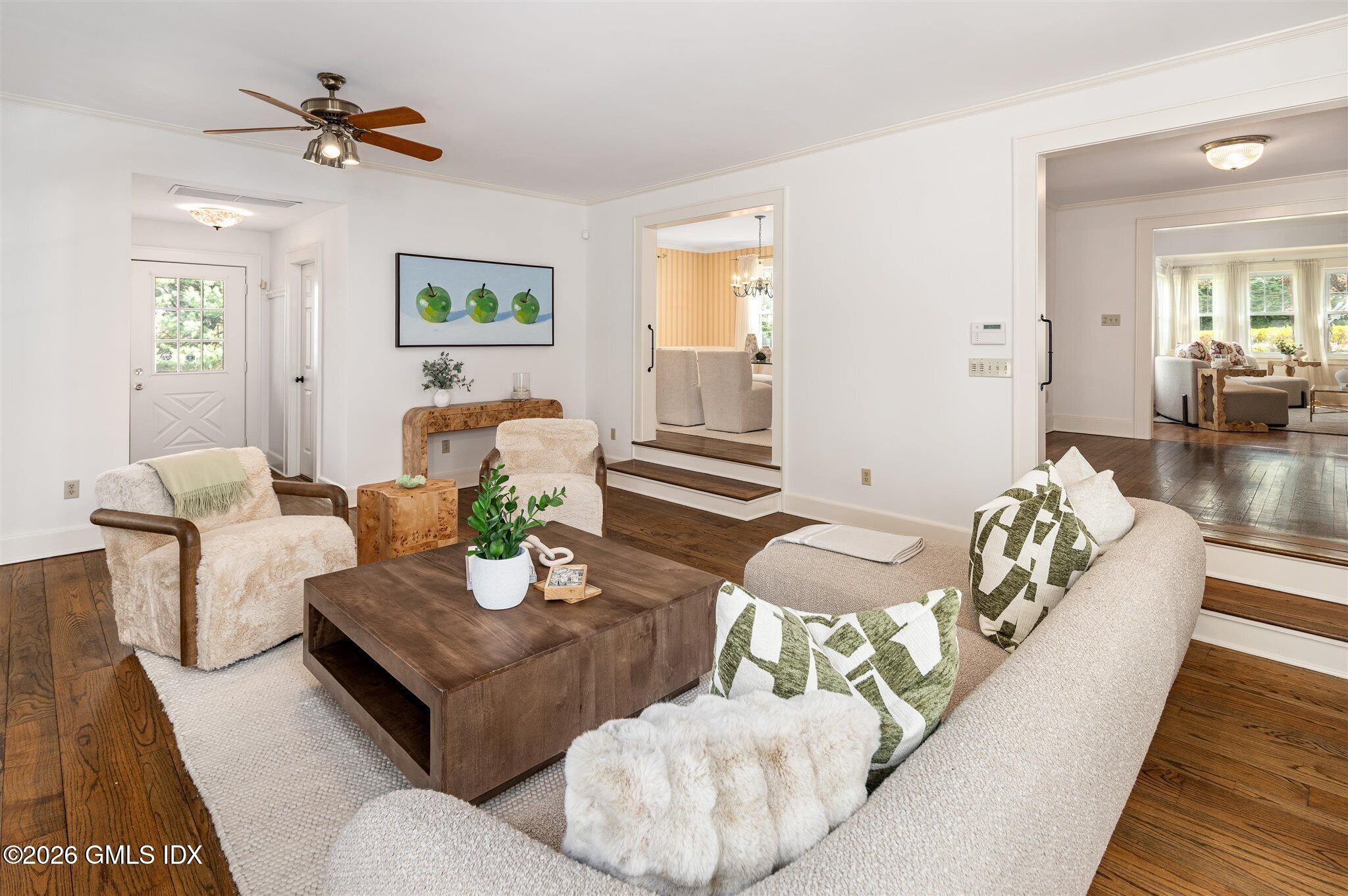231 Roxbury Road Stamford, CT 06902 - Photo 15 of 35 Step down family room