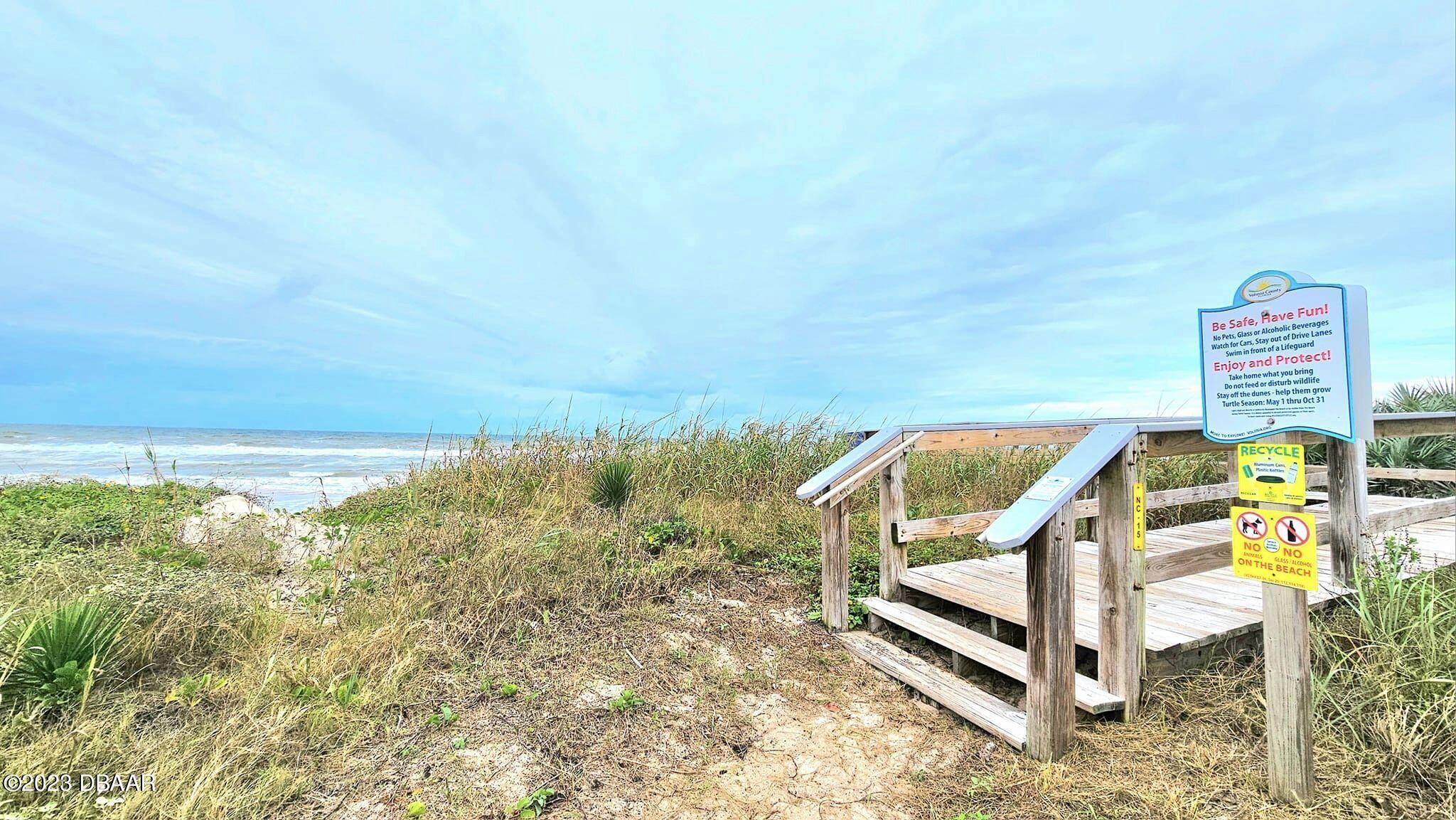 43 Sandra Drive Ormond Beach, FL 32176 - Photo 25 of 50 beach approach end of street