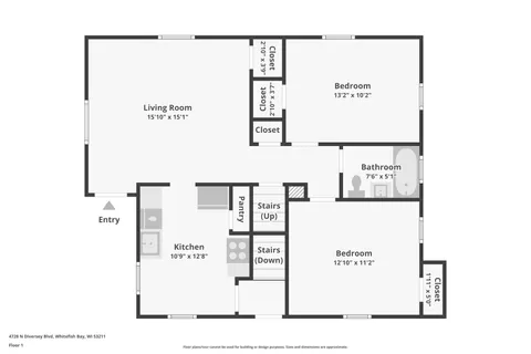$449,000 | 4728 North Diversey Boulevard, Whitefish Bay, WI 53211