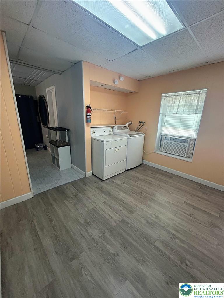 816 North Shell Street Allentown, PA 18109 - Photo 9 of 22 a view of a kitchen with wooden floor and electronic appliances
