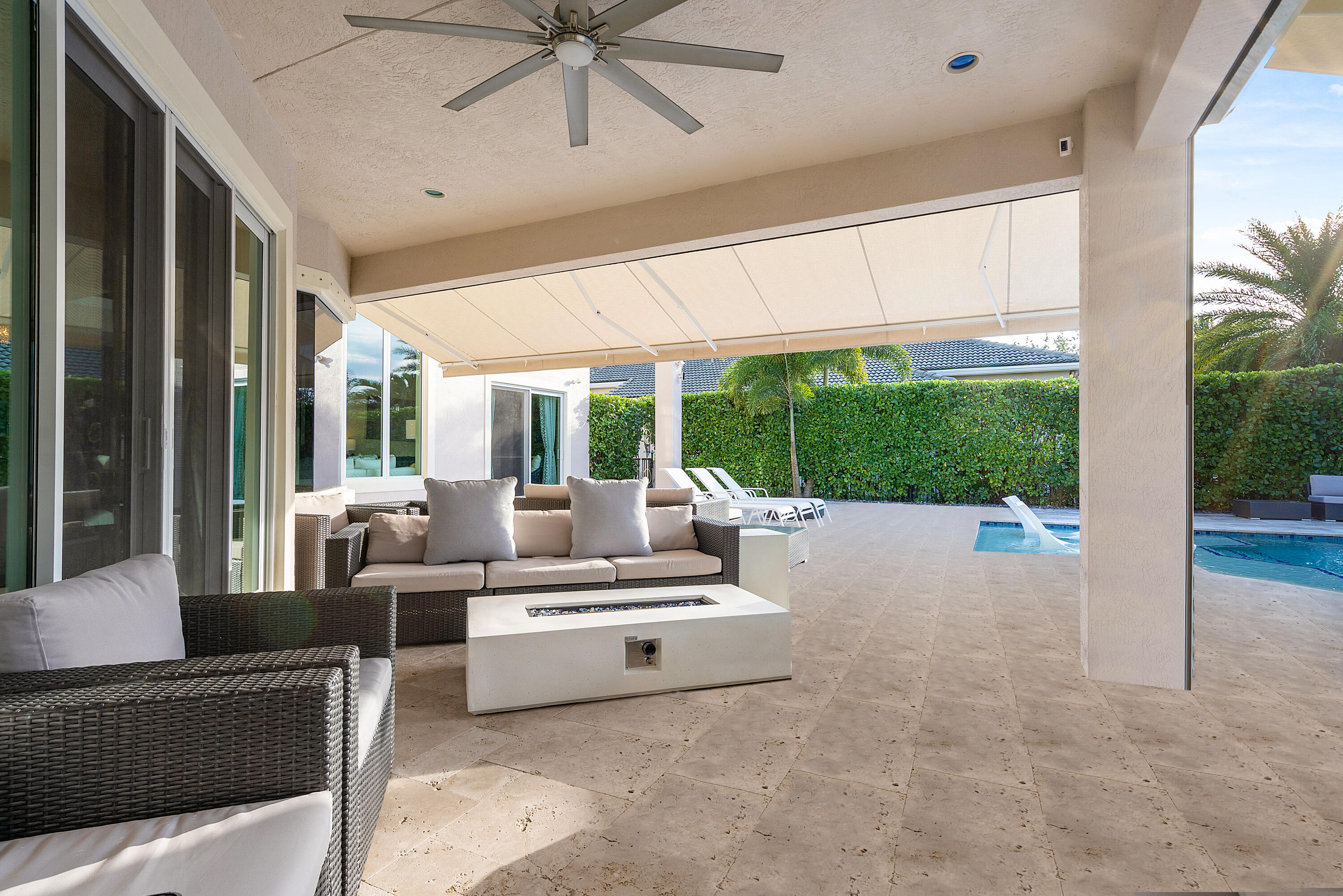 141 Sonata Drive Jupiter, FL 33478 - Photo 40 of 56 Oversized Lanai w/ remote Screens