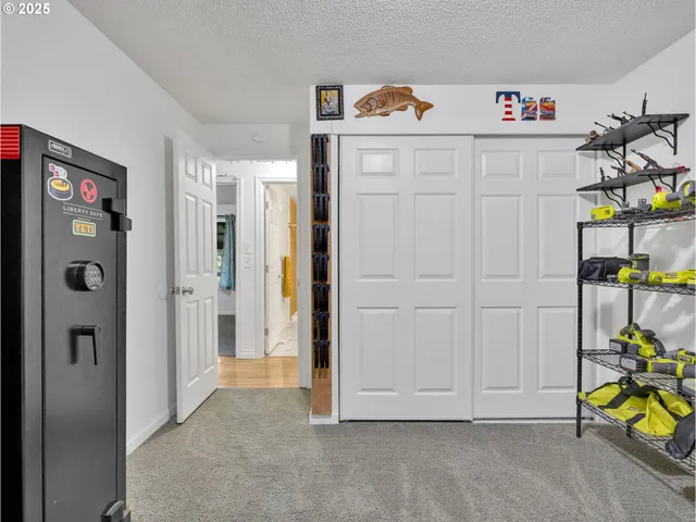 a view of storage and utility room