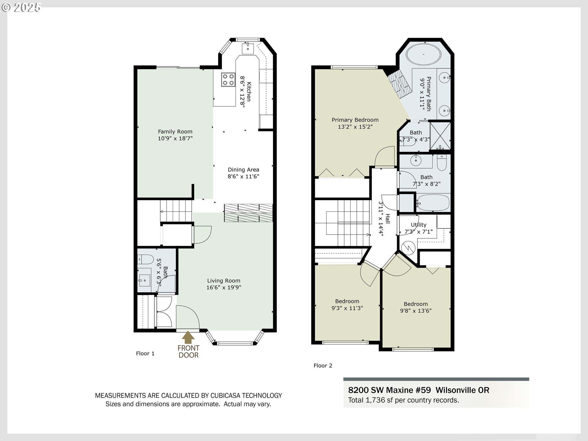 8200 Southwest Maxine Lane, Unit 59 Wilsonville, OR 97070 - Photo 33 of 33 a picture of a bathroom with mirror
