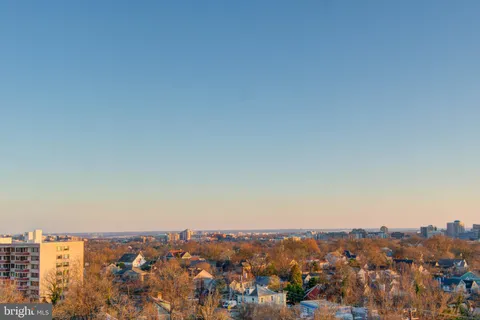 a view of city and mountain