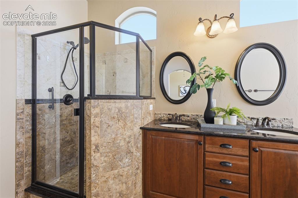 13184 Cake Bread Heights Colorado Springs, CO 80921 - Photo 24 of 47 Freestanding shower