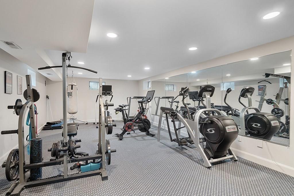 18 Wheeler Road Lincoln, MA 01773 - Photo 29 of 42 a view of a room with gym equipment