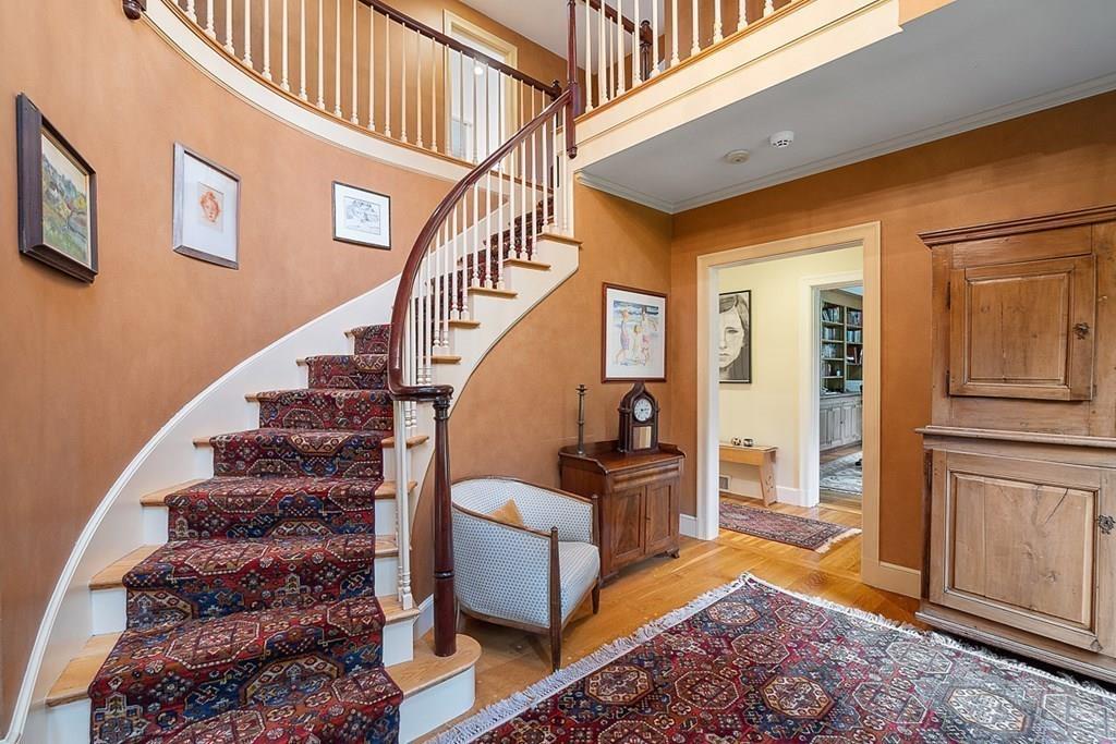 18 Wheeler Road Lincoln, MA 01773 - Photo 4 of 42 a view of entryway livingroom and hall with wooden floor