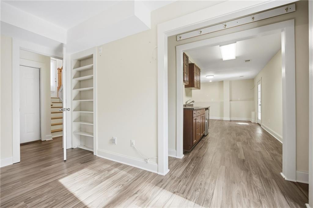 152 Jefferson Drive Dallas, GA 30132 - Photo 32 of 47 a view of a hallway view with wooden floor and staircase