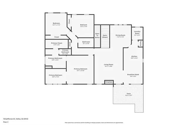 $450,000 | 152 Jefferson Drive, Dallas, GA 30132
