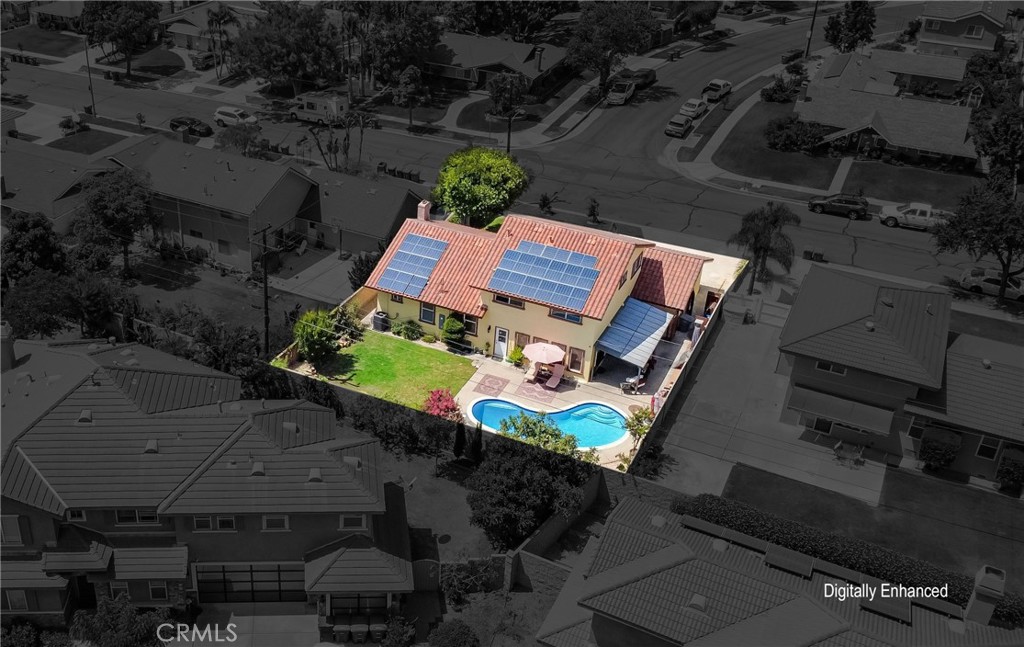 5192 McComber Road Buena Park, CA 90621 - Photo 50 of 58 Digitally enhanced image - Aerial View