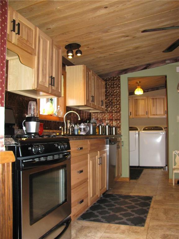 100 Leech Road Greenville, PA 16125 - Photo 9 of 23 WOOD CEILING ACCENT HICKORY KITCHEN