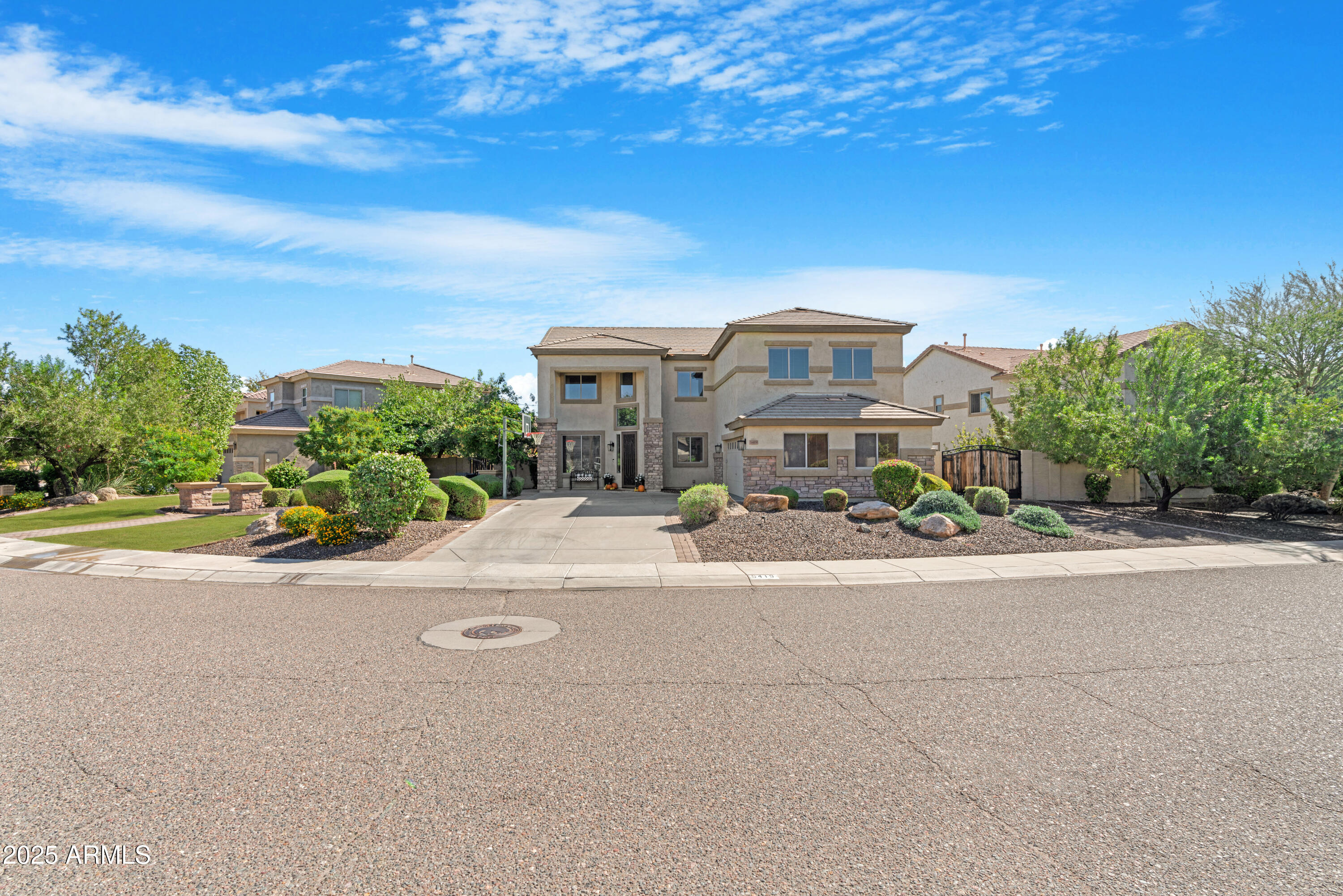 5419 West Tether Trail Phoenix, AZ 85083 - Photo 5 of 58 front view of a house with a yard