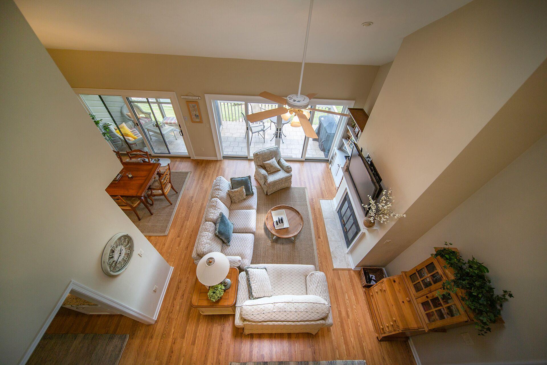 845 Gangplank Road, Unit 216 Moneta, VA 24121 - Photo 19 of 33 View of great room from the loft