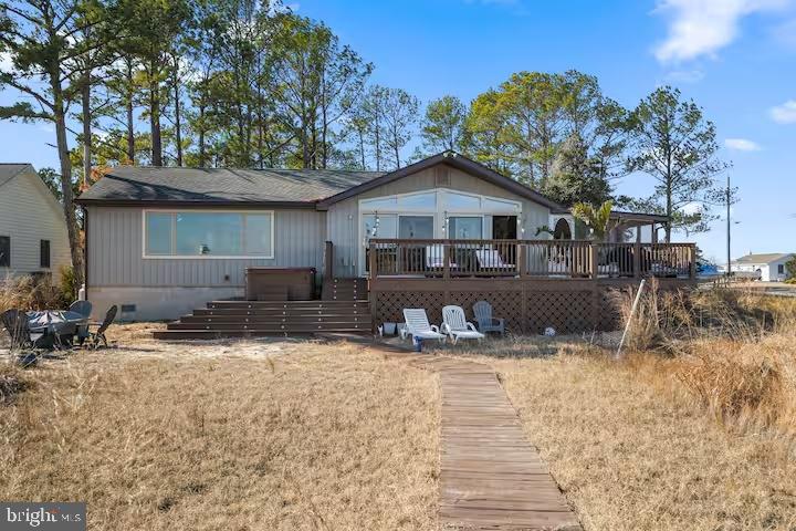 Charming waterfront retreat awaits you.