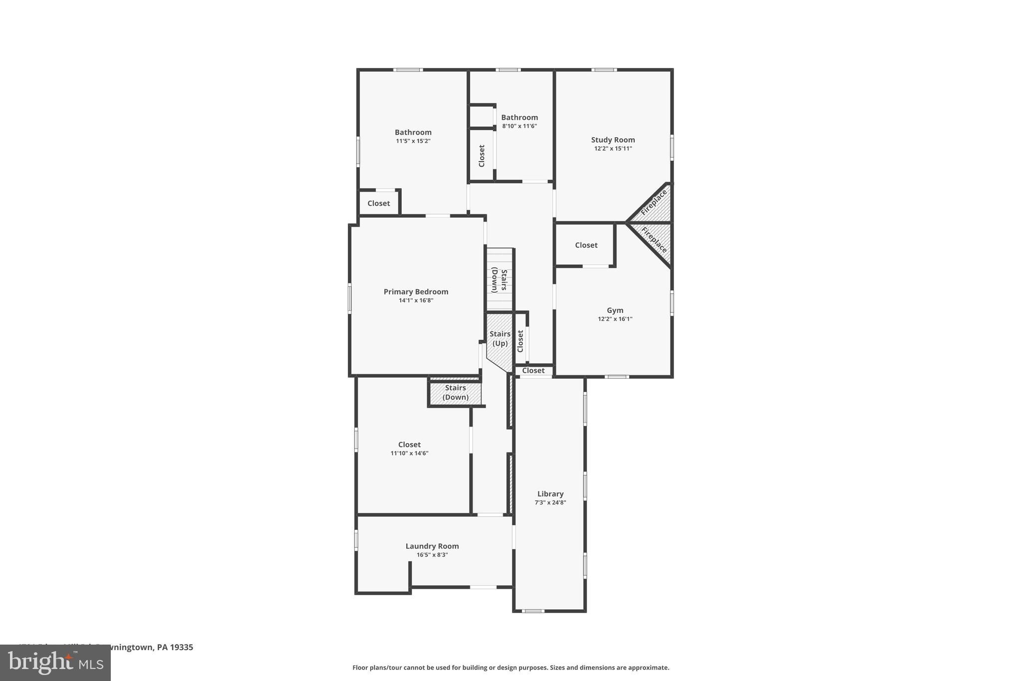 4701 Edges Mill Road Downingtown, PA 19335 - Photo 54 of 55 a picture of a floor plan