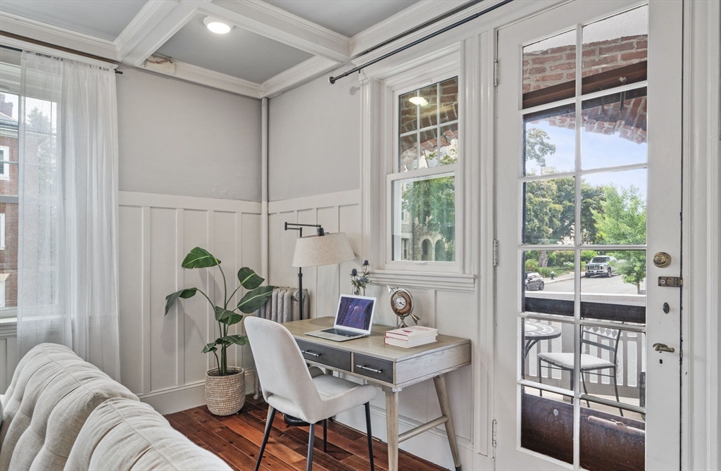 34 Garrison Road, Unit 2 Brookline, MA 02445 - Photo 4 of 21 a living room with furniture and a window