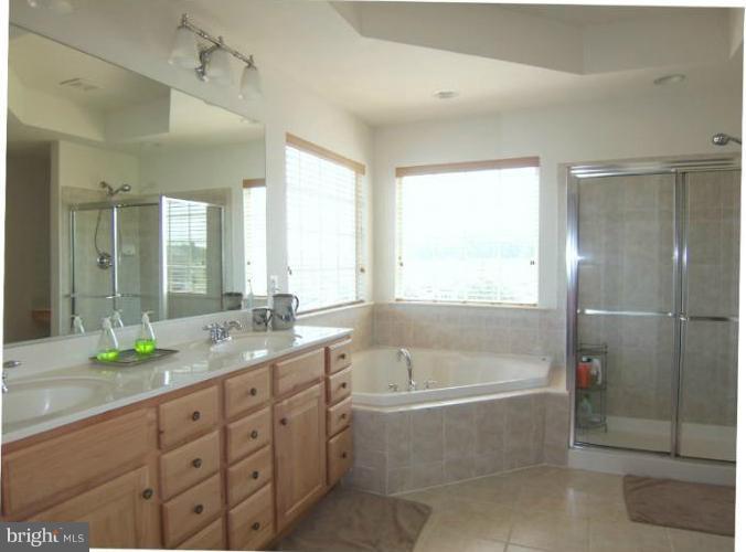6613 Pebble Brooke Road Baltimore, MD 21209 - Photo 21 of 28 Master bath -Jacuzzi 2 person tub, separate shower