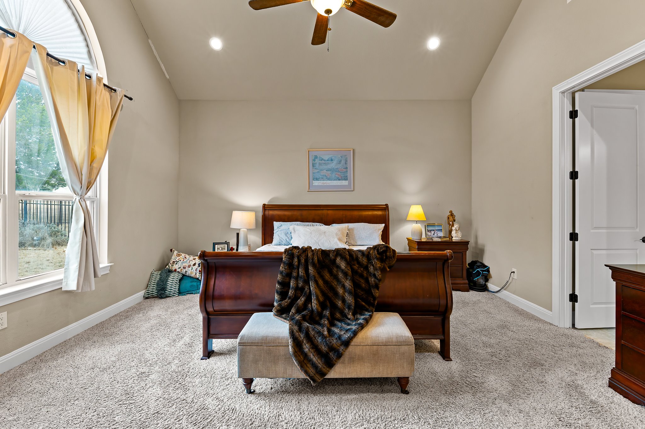 204 Venture Boulevard South Point Venture, TX 78645 - Photo 23 of 40 a living room with furniture and a fireplace