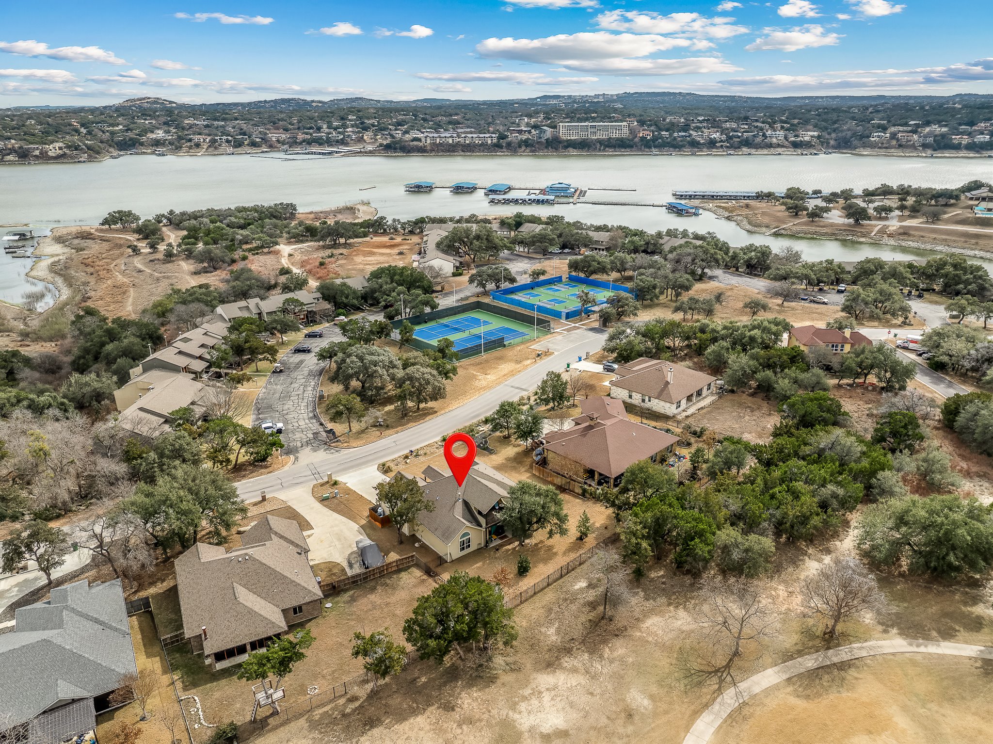 204 Venture Boulevard South Point Venture, TX 78645 - Photo 39 of 40 a view of a city and ocean view