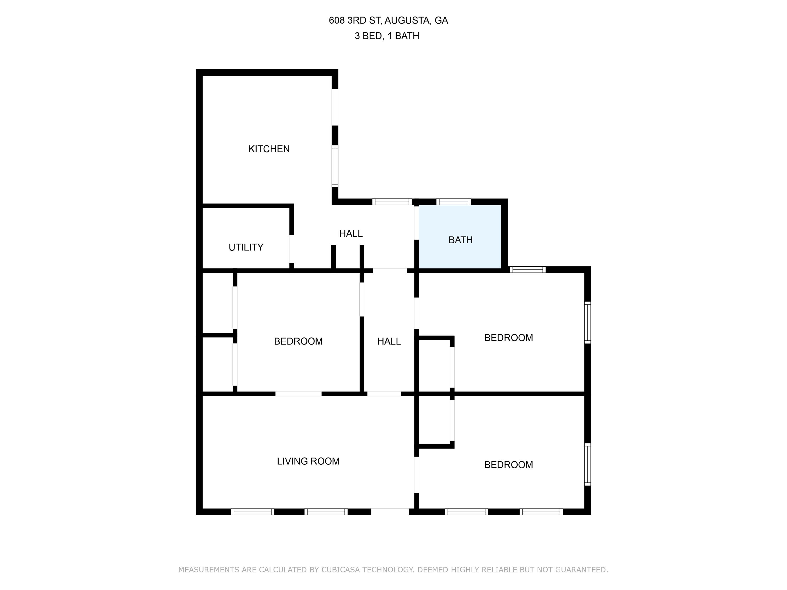 602 3rd Street Augusta, GA 30901 - Photo 68 of 68 608 3rd St Floor Plan