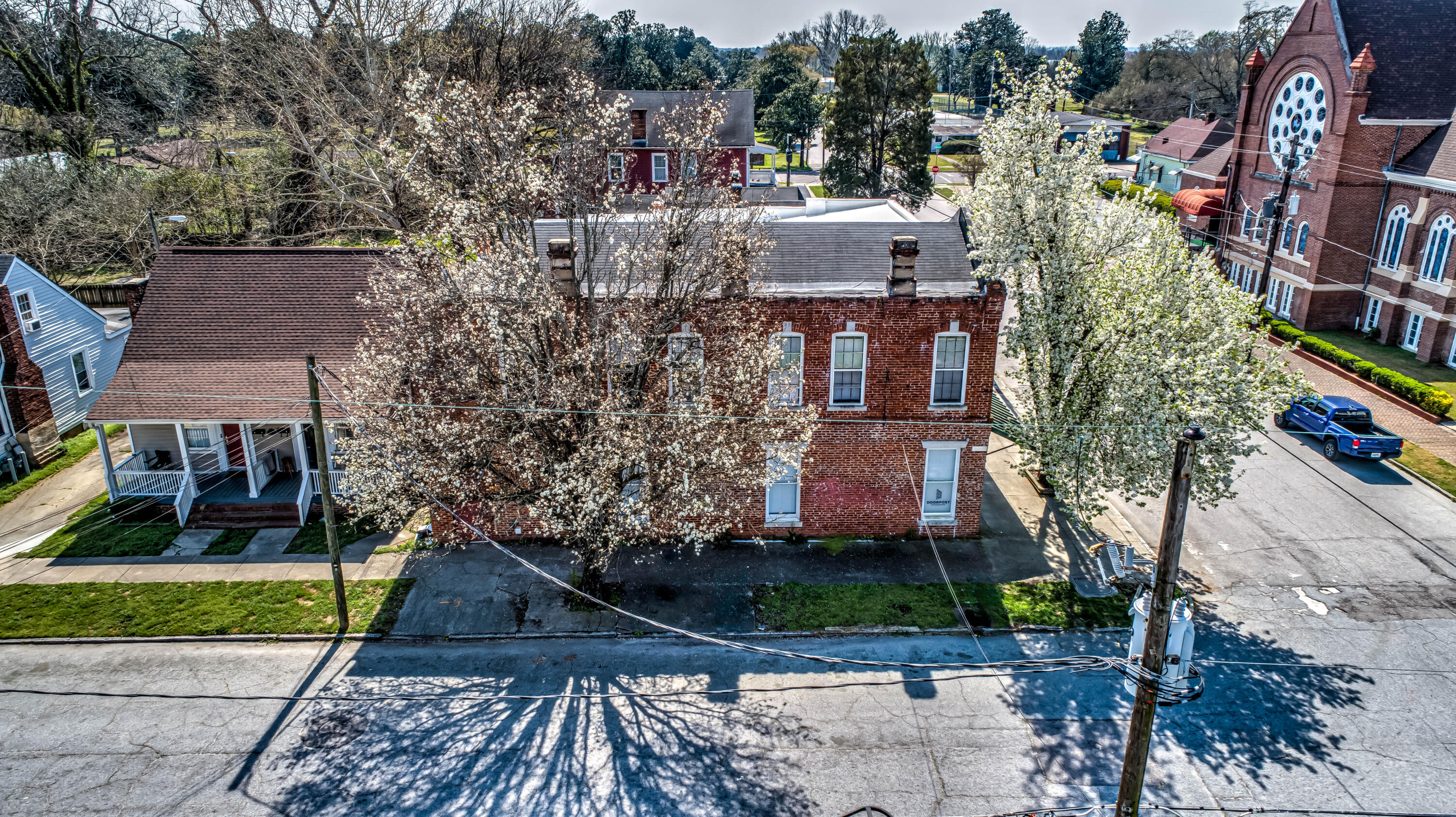 602 3rd Street Augusta, GA 30901 - Photo 9 of 68 Third St, 602, Front Exterior, Drone-3
